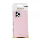 Onsala iPhone 14 Pro Max Cover Silikone Chalk Pink