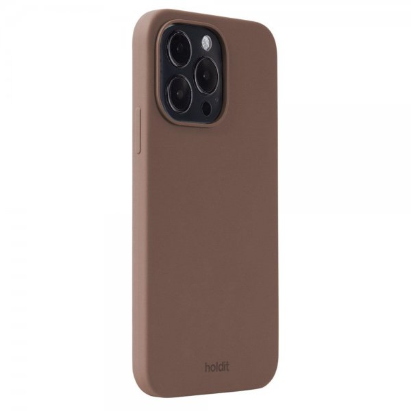 holdit iPhone 14 Pro Max Cover Silikone Dark Brown