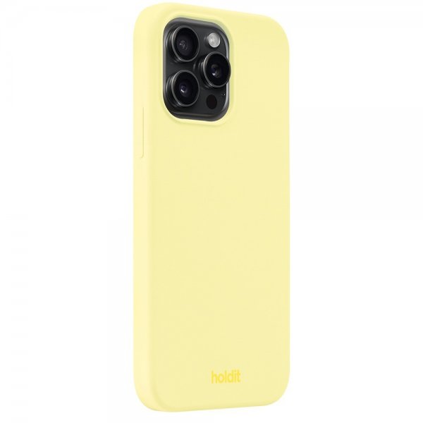 holdit iPhone 14 Pro Max Cover Silikone Lemonade