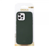 Onsala iPhone 14 Pro Max Cover Silikone Olivengrøn