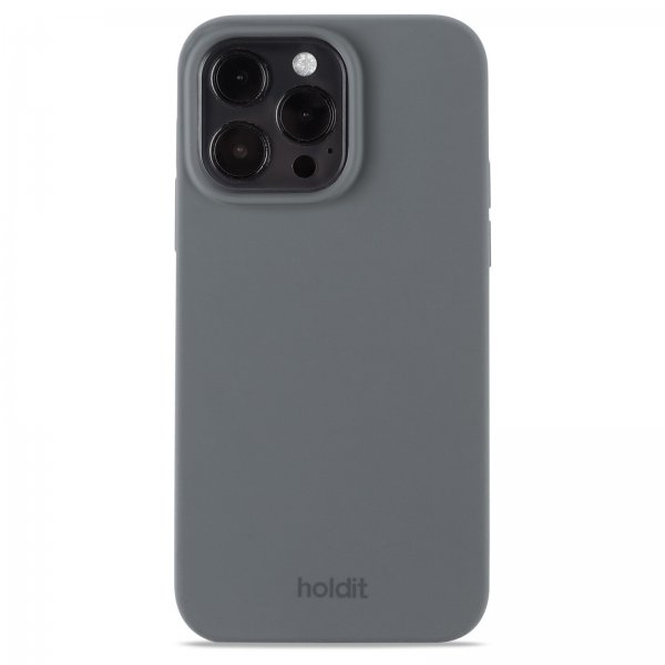holdit iPhone 14 Pro Max Cover Silikone Space Gray