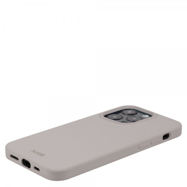 Holdit iPhone 14 Pro Max Cover Silikone Taupe