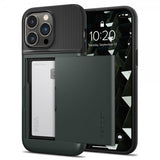 Spigen iPhone 14 Pro Max Cover Slim Armor CS Abyss Green