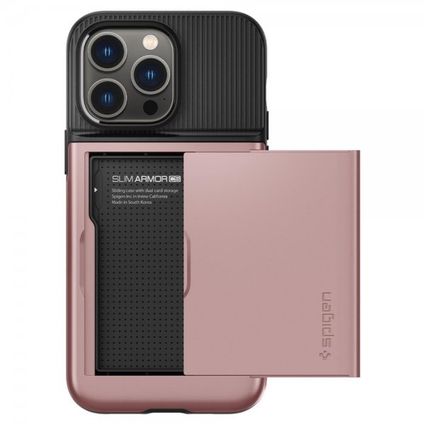 Spigen iPhone 14 Pro Max Cover Slim Armor CS Rosaguld