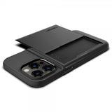 Spigen iPhone 14 Pro Max Cover Slim Armor CS Sort
