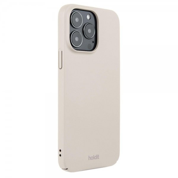 Holdit iPhone 14 Pro Max Cover Slim Case Light Beige