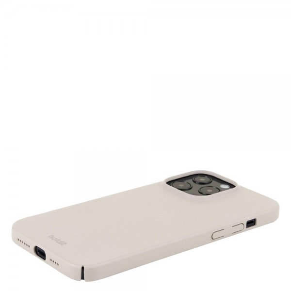 Holdit iPhone 14 Pro Max Cover Slim Case Light Beige