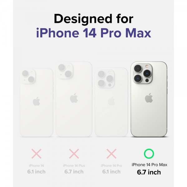 Ringke iPhone 14 Pro Max Cover Slim Mat Klar