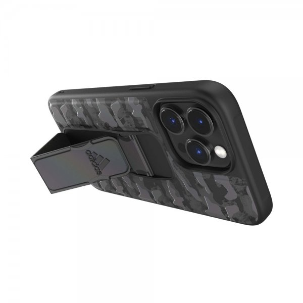 Adidas iPhone 14 Pro Max Cover SP Grip Case Camo Sort