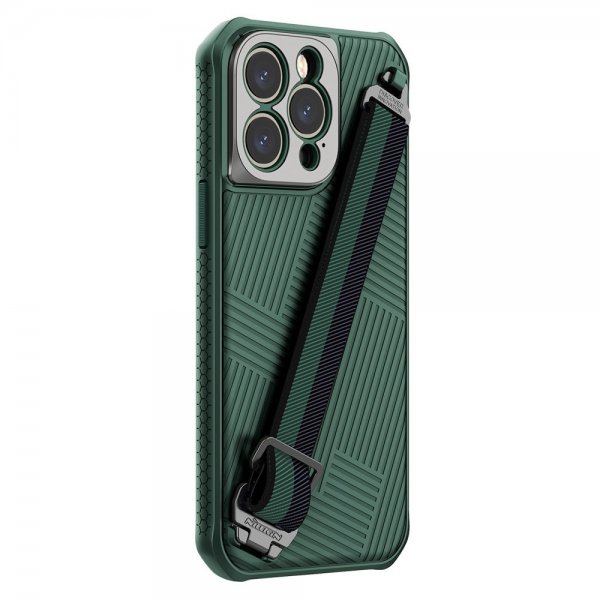 Nillkin iPhone 14 Pro Max Skal Strap Case Grøn