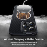 Baseus iPhone 14 Pro Max Cover Synthetic Fiber MagSafe Sort