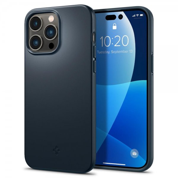 Spigen iPhone 14 Pro Max Cover Thin Fit Metal Slate