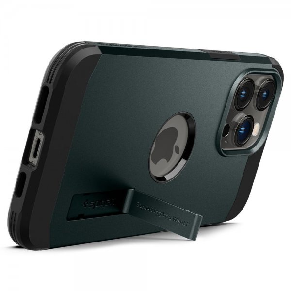 Spigen iPhone 14 Pro Max Cover Tough Armor MagFit Abyss Green