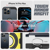 Spigen iPhone 14 Pro Max Cover Tough Armor MagFit Metal Slate