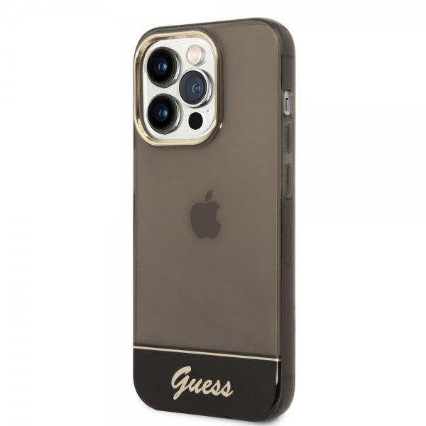 Guess iPhone 14 Pro Max Cover Translucent Sort