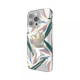 Adidas iPhone 14 Pro Max Cover Trefoil Klar Etui MagSafe Gold
