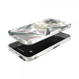 Adidas iPhone 14 Pro Max Cover Trefoil Klar Etui MagSafe Gold