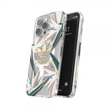 Adidas iPhone 14 Pro Max Cover Trefoil Klar Etui MagSafe Gold