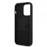 BMW iPhone 14 Pro Max Cover Tricolor Line & Logo Sort
