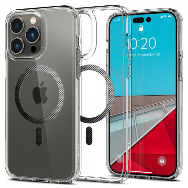 Spigen iPhone 14 Pro Max Cover Ultra Hybrid MagFit Carbon Fiber