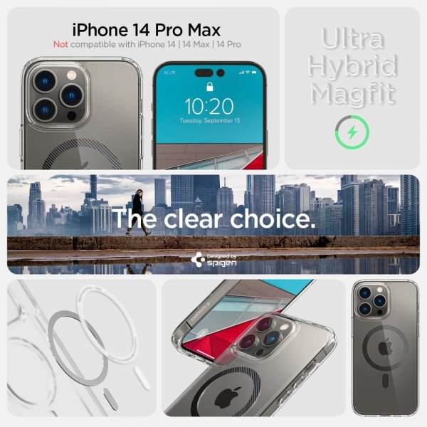 Spigen iPhone 14 Pro Max Cover Ultra Hybrid MagFit Carbon Fiber