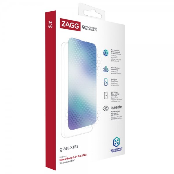 ZAGG InvisibleShield iPhone 14 Pro Max Skærmbeskyttelse Glass XTR2