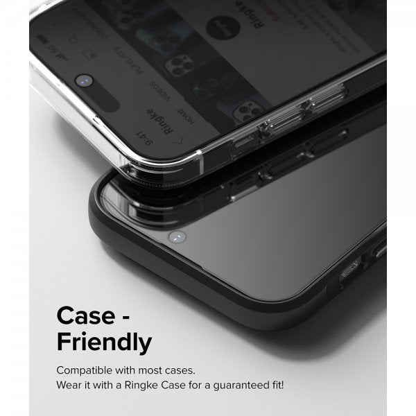 Ringke iPhone 14 Pro Max Skærmbeskyttelse Privacy Glass