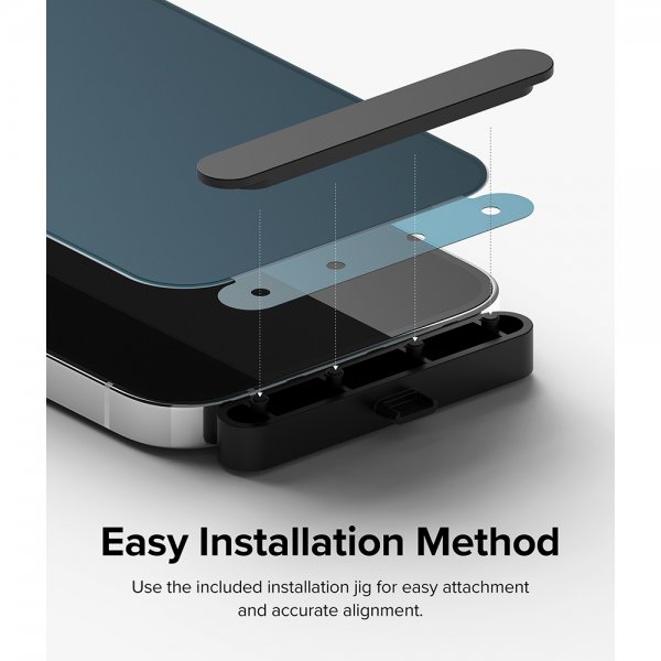 Ringke iPhone 14 Pro Max Skærmbeskyttelse Privacy Glass