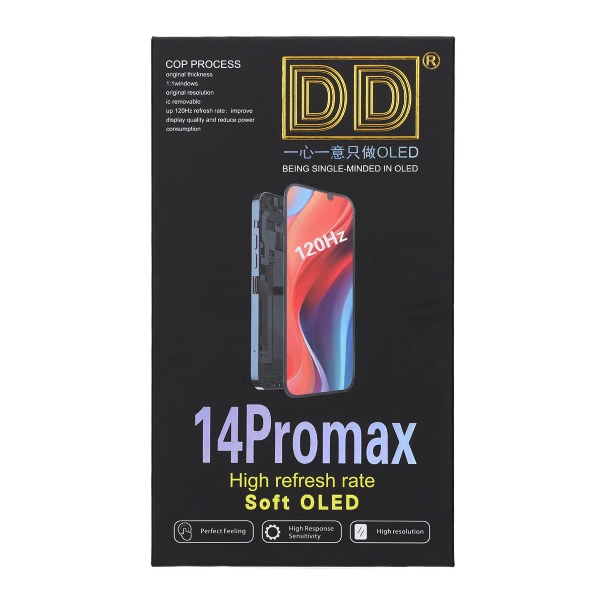iPhone 14 Pro Max Soft OLED-skærm Premium - DD