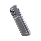 iPhone 14 Pro Max Cover Kortholder Stødsikkert Transparent