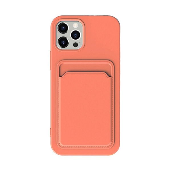 iPhone 14 Pro Cover Kortholder Orange