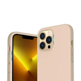 Rvelon iPhone 14 Pro Cover Silikone Beige