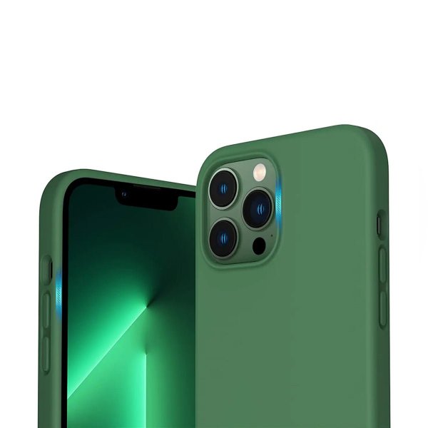 Rvelon iPhone 14 Pro Cover Silikone Grøn