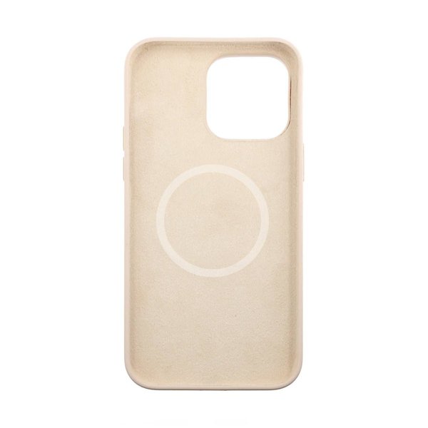 Rvelon iPhone 14 Pro Cover Silikone MagSafe Beige