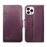 Rvelon iPhone 14 Pro Cover Udtrækkeligt Kortrum Lilla