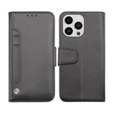 Rvelon iPhone 14 Pro Etui Udtrækkeligt Kortfack Sort
