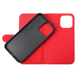 Rvelon iPhone 14 Pro Cover Magnetisk Aftagelig Skal Rød
