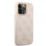 Guess iPhone 14 Pro Cover 4G Logo Rosa