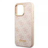 Guess iPhone 14 Pro Cover 4G Logo Rosa