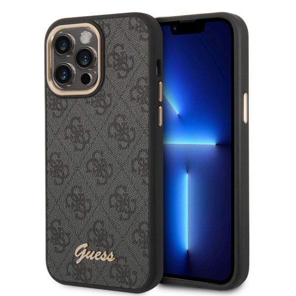 Guess iPhone 14 Pro Cover 4G Logo Sort