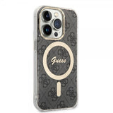 Guess iPhone 14 Pro Cover 4G Pattern MagSafe Sort