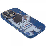 iPhone 14 Pro Cover Astronaut Blå Grå