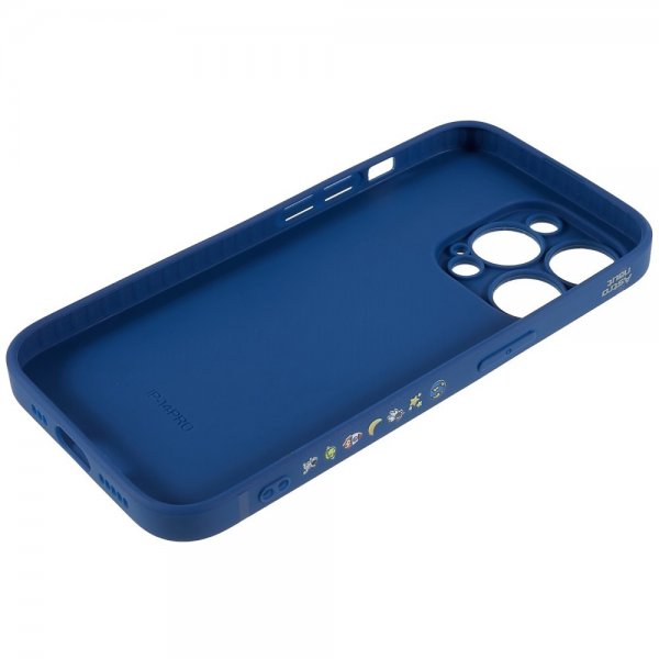 iPhone 14 Pro Cover Astronaut Blå Grå