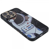 iPhone 14 Pro Cover Astronaut Sort Grå