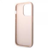 Guess iPhone 14 Pro Cover Big Metal Logo Rosa