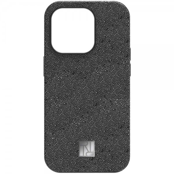 Richmond & Finch iPhone 14 Pro Cover Black Caviar