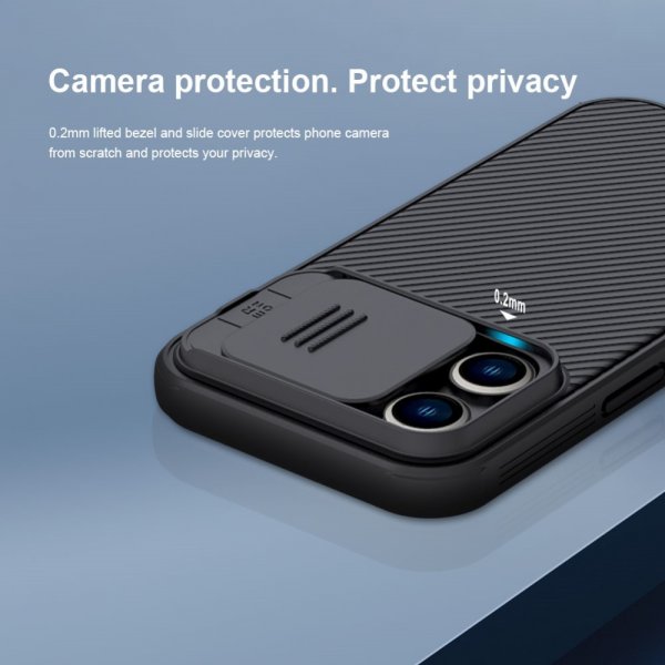 Nillkin iPhone 14 Pro Cover CamShield Pro Sort