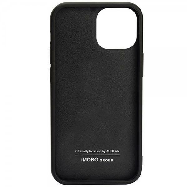 Audi iPhone 14 Pro Cover Carbon Fiber Sort