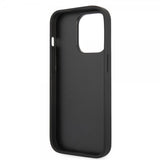 Ferrari iPhone 14 Pro Cover Embossed Stripes Rød