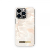 Ideal of Sweden iPhone 14 Pro Cover Fashion Case MagSafe Rose Pearl Marble
